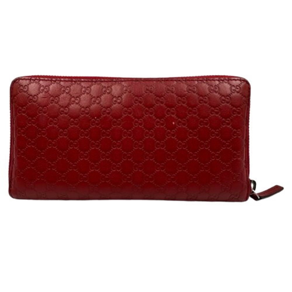 GUCCI Gucci Micro GG Long Wallet Round